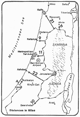 Map of Israel