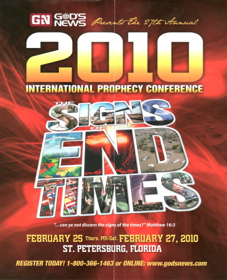 God's News Behind the News 2010 International Prophecy Conference