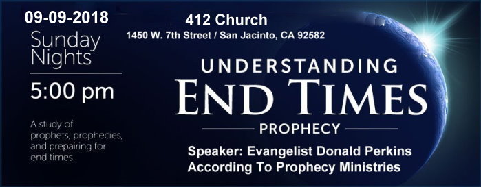 2018 According To Prophecy Ministries Bible Prophecy Conference