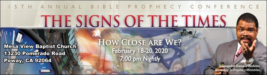 2020 Mesa View Baptist Church Bible Prophecy Conference