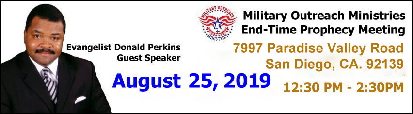 2019 Military Outreach Ministries Bible Prophecy Meeting