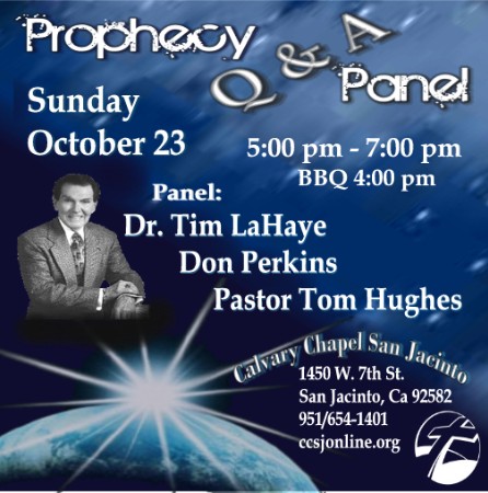San Jacinto Bible Prophecy Panel Discussion