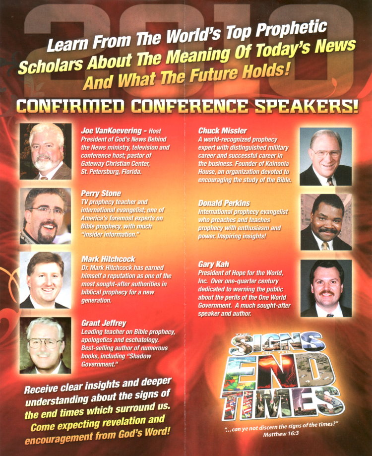 God's News Behind the News 2010 International Prophecy Conference
