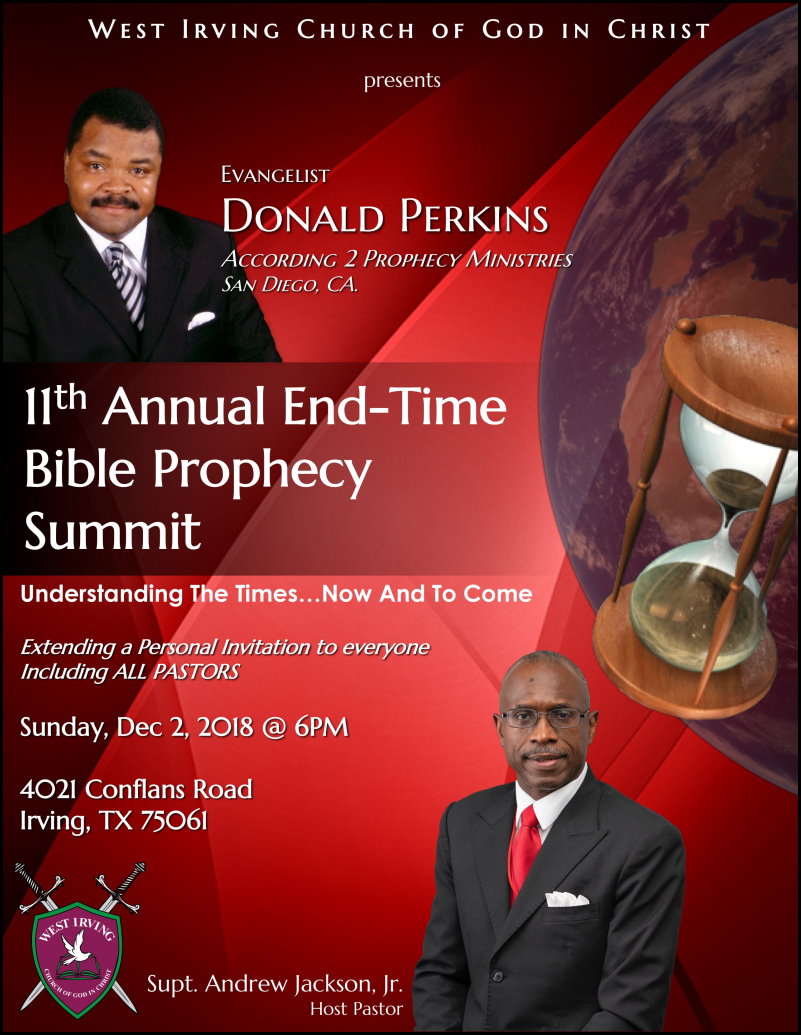 11th Annual West Irving COGIC Bible Prophecy Conference
