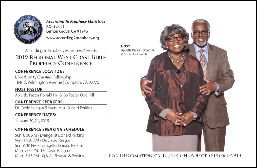 2019 Regional West Coast Bible Prophecy Conference