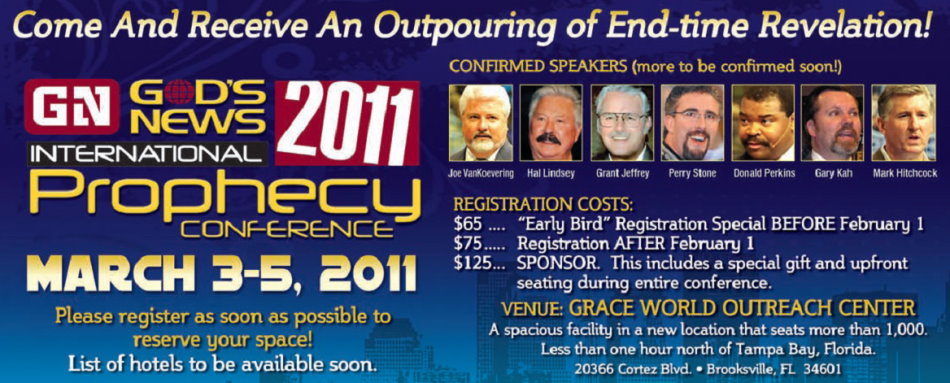 God's News Behind the News 2011 International Prophecy Conference