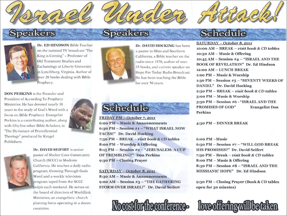 Israel & Bible Prophecy Conference