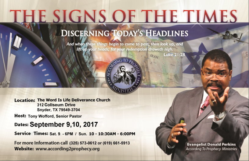 W.I.L.D. Church Bible Prophecy Conference